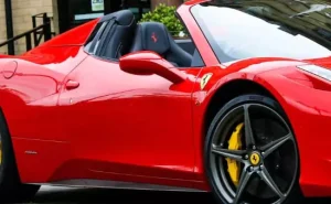 Ferrari 458 Italia Spyder Wedding Hire in London